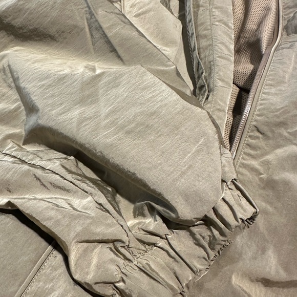 Halfdays-Hooded Windbreaker olive Green Jacket - Picture 4 of 9